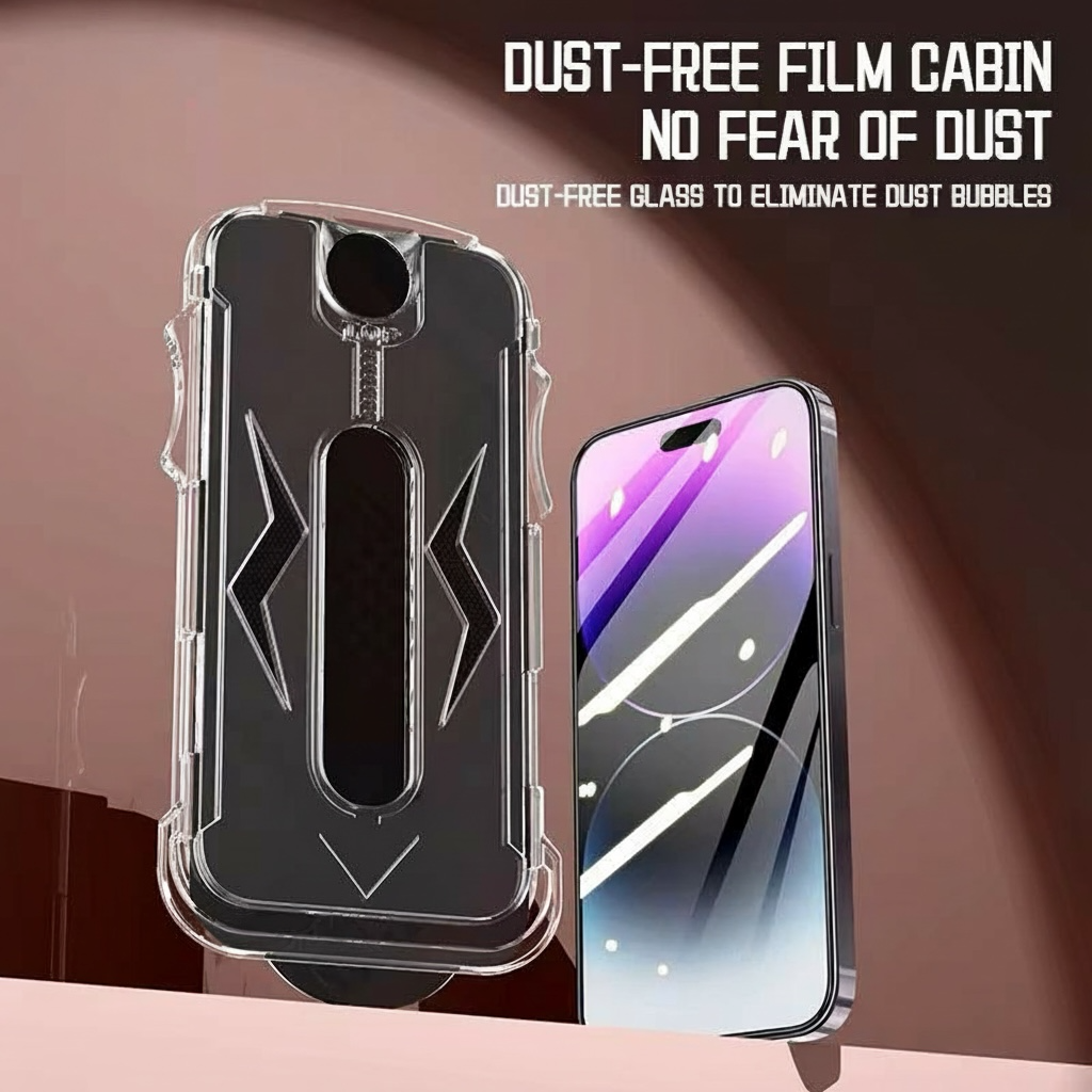 KingKong Glass Screen Protector for iPhone 17 Pro Max - Easy Install with Locator & Dust Removal Tool