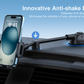 Long Arm Car Phone Mount – Flexible Gooseneck, 360° Adjustable, Windshield & Dashboard Holder