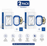 Full Glass Screen Protector for Apple Watch Ultra 3/2/1 – Easy App Installation Kit