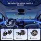 360° Rotation Magnetic Phone Holder – Folding Suction Cup Car Mount