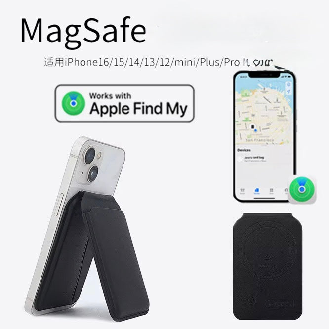 MagSafe Wallet with Stand & Apple Find My – Ultra Secure Grip