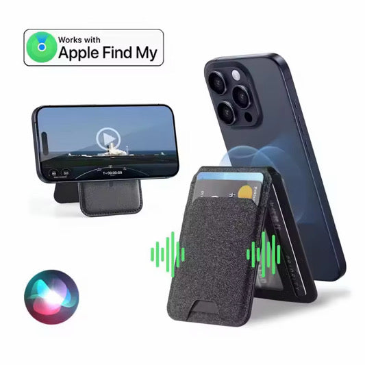 MagSafe Wallet with Stand & Apple Find My – Ultra Secure Grip