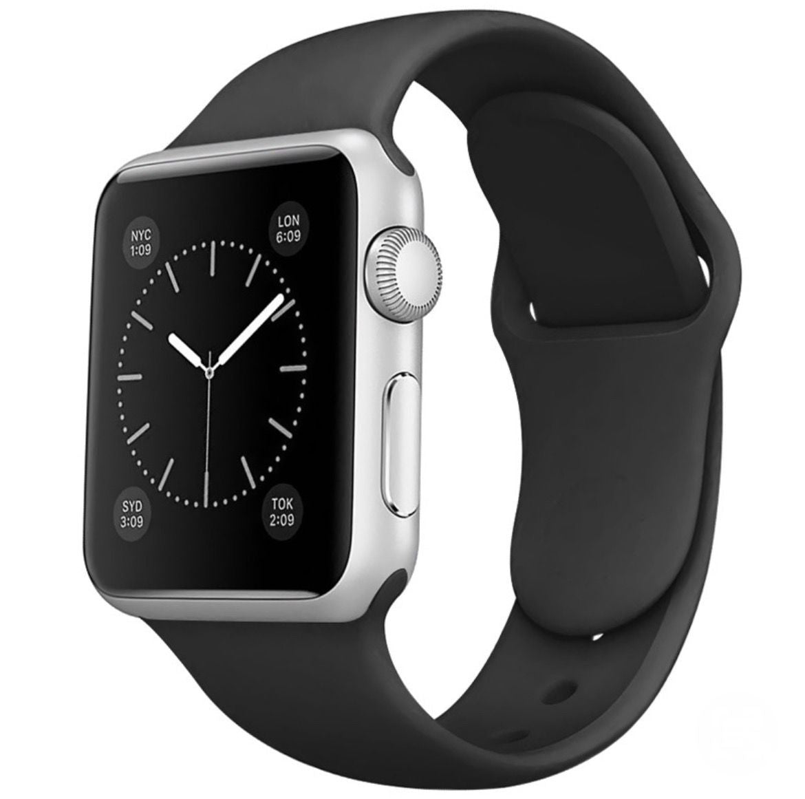 Black sport band apple watch best sale