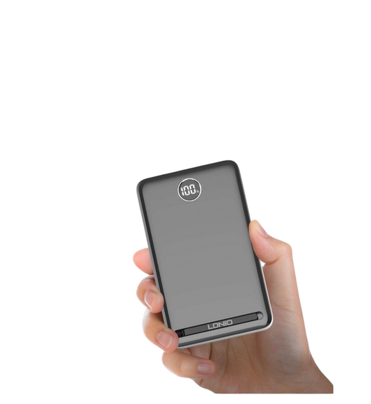 LDNIO Portable Wireless Charging Power Bank with Stand