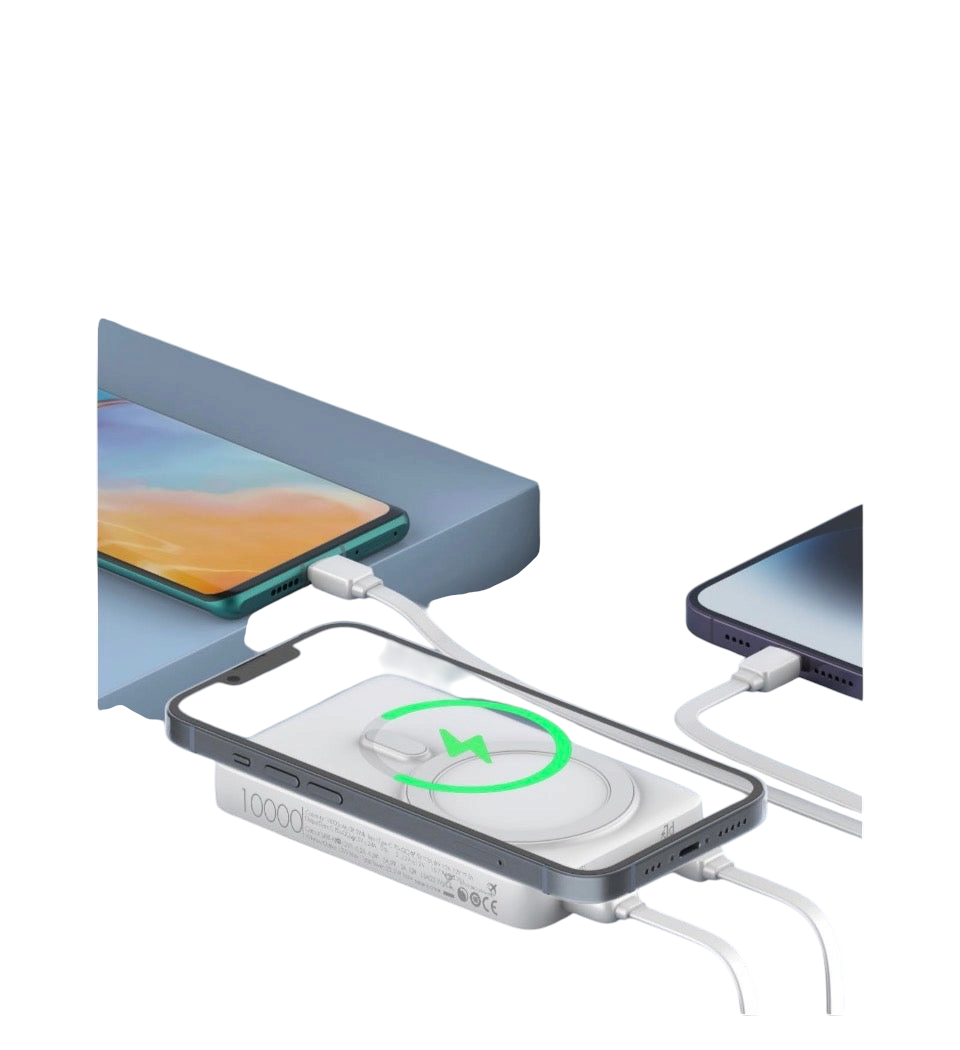 LDNIO Portable Wireless Charging Power Bank with Stand