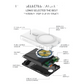 LDNIO Portable Wireless Charging Power Bank with Stand