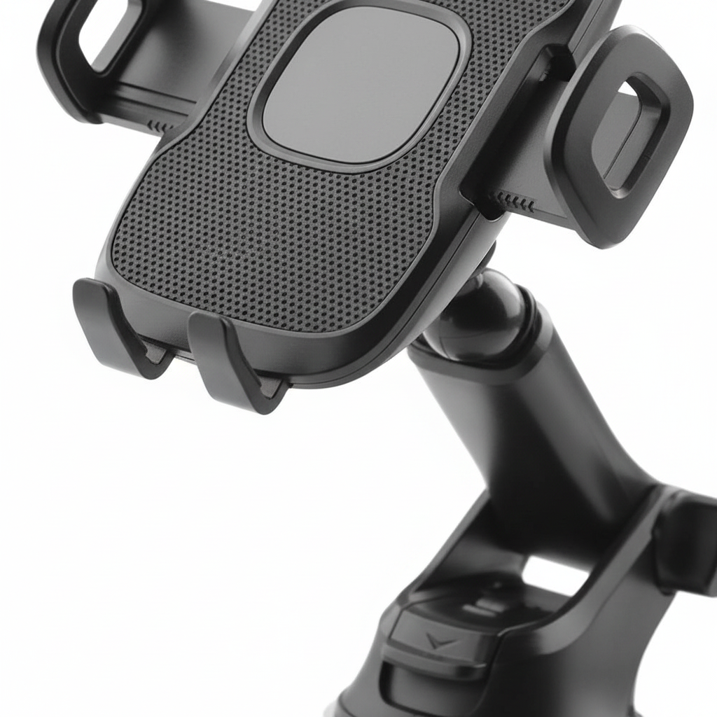 Universal Car Phone Mount with Extendable Arm & Auto-Grip