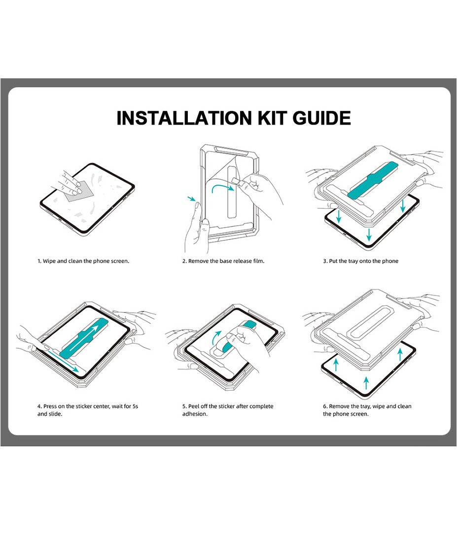 IPad Screen Protector (installation kit included)